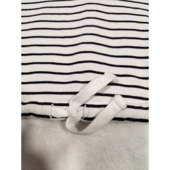 Isabel Maternity Black & White Striped Mama Sweatshirt - Picture 2 of 7